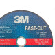 Disco Aco Inox 3M - 7''X1/16''X7/8'' Fast-Cut - Fino 1,6Mm Disco Aco Inox 3M - 7''X1/16''X7/8'' Fast-Cut - Fino 1,6Mm