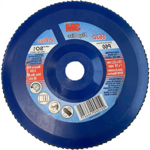 Disco Flap 3M - 7'' Nylon Grao 60 Oxido Zirconia