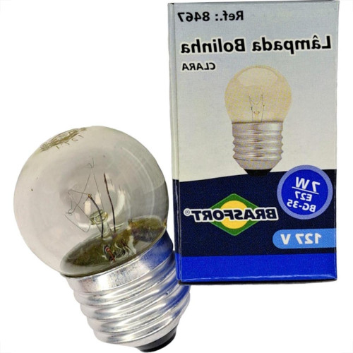 Lampada Bolinha Brasfort 7Wx127V. Clara - Kit C/25 Pecas Lampada Bolinha Brasfort 7Wx127V. Clara - Kit C/25 Pecas