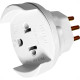 Pino Adaptador Ilumi Universal 2 Polos+Terra 10A. Branco - 1211Pct - Kit C/10 Pecas Pino Adaptador Ilumi Universal 2 Polos+Terra 10A. Branco - 1211Pct - Kit C/10 Pecas