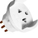 Pino Adaptador Ilumi Universal 2 Polos+Terra 10A. Branco - 1211Pct - Kit C/10 Pecas Pino Adaptador Ilumi Universal 2 Polos+Terra 10A. Branco - 1211Pct - Kit C/10 Pecas