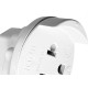 Pino Adaptador Ilumi Universal 2 Polos+Terra 10A. Branco - 1211Pct - Kit C/10 Pecas Pino Adaptador Ilumi Universal 2 Polos+Terra 10A. Branco - 1211Pct - Kit C/10 Pecas