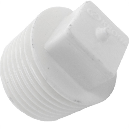 Plug Branco Krona Rosca 1/2'' - Kit C/50 Pecas Plug Branco Krona Rosca 1/2'' - Kit C/50 Pecas