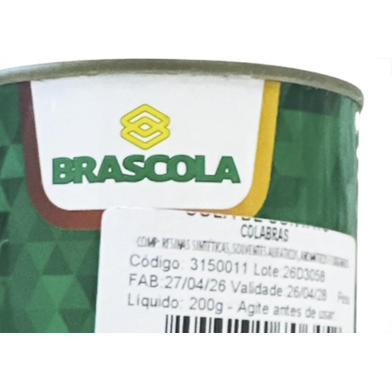 Cola De Contato Brascola Colabras 200G