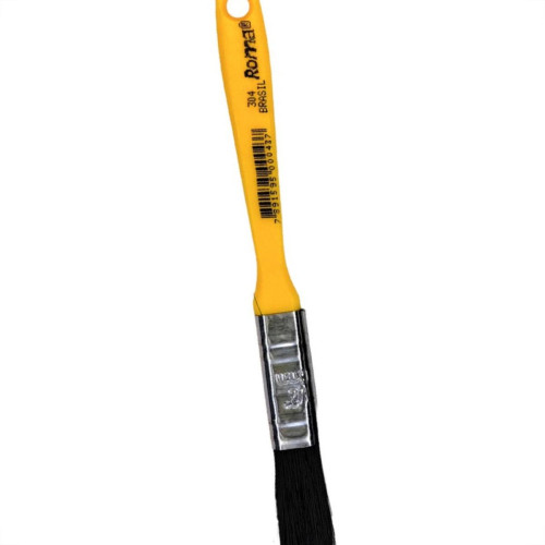 Pincel Trincha Pintura Roma Preta Ref.304 1/2'' Cabo Amarelo - Kit C/12 Pecas Pincel Trincha Pintura Roma Preta Ref.304 1/2'' Cabo Amarelo - Kit C/12 Pecas