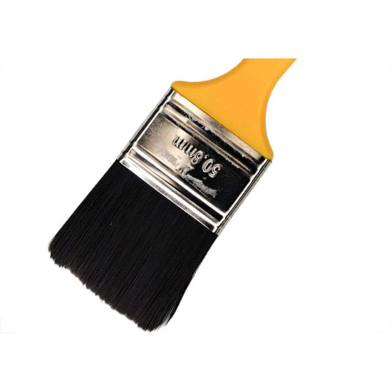 Pincel Trincha Pintura Roma Preta Ref.304 2'' Cabo Amarelo - Kit C/12 Pecas Pincel Trincha Pintura Roma Preta Ref.304 2'' Cabo Amarelo - Kit C/12 Pecas