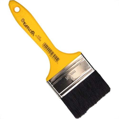 Pincel Trincha Pintura Roma Preta Ref.304 Tam.G 3'' Cabo Amarelo - Kit C/12 Pecas Pincel Trincha Pintura Roma Preta Ref.304 Tam.G 3'' Cabo Amarelo - Kit C/12 Pecas