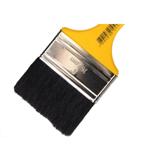 Pincel Trincha Pintura Roma Preta Ref.304 Tam.G 3'' Cabo Amarelo - Kit C/12 Pecas Pincel Trincha Pintura Roma Preta Ref.304 Tam.G 3'' Cabo Amarelo - Kit C/12 Pecas