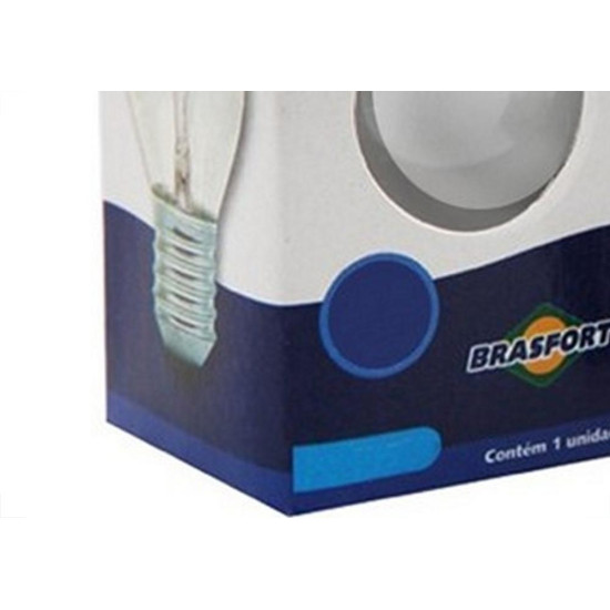 Lampada Para Geladeira/Fogao/Lustre Brasfort 25Wx127V. Leitosa - Kit C/10 Pecas