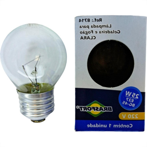 Lampada Para Geladeira/Fogao/Lustre Brasfort 25Wx220V. Clara Lampada Para Geladeira/Fogao/Lustre Brasfort 25Wx220V. Clara