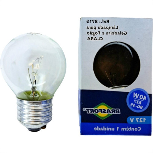 Lampada Para Geladeira/Fogao/Lustre Brasfort 40Wx127V. Clara
