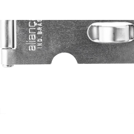 Porta Cadeado Zincado Alianca 4.1/2'' 114Mm 81114 - Kit C/10 Pecas Porta Cadeado Zincado Alianca 4.1/2'' 114Mm 81114 - Kit C/10 Pecas