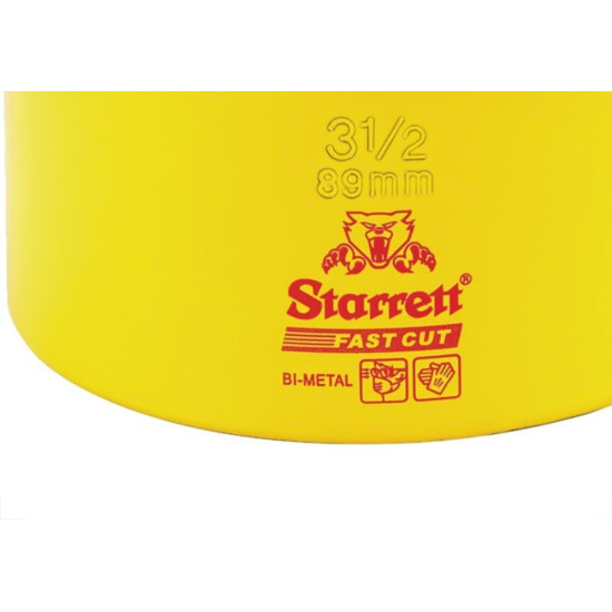 Serra Copo Starrett Aco Rapido 89Mm - H0312 Serra Copo Starrett Aco Rapido 89Mm - H0312