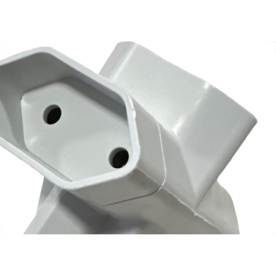 Pino 3 Saidas Ilumi Tipo''T'' 2 Polos 10A.Cinza - 1213Pct - Kit C/10 Pecas Pino 3 Saidas Ilumi Tipo''T'' 2 Polos 10A.Cinza - 1213Pct - Kit C/10 Pecas