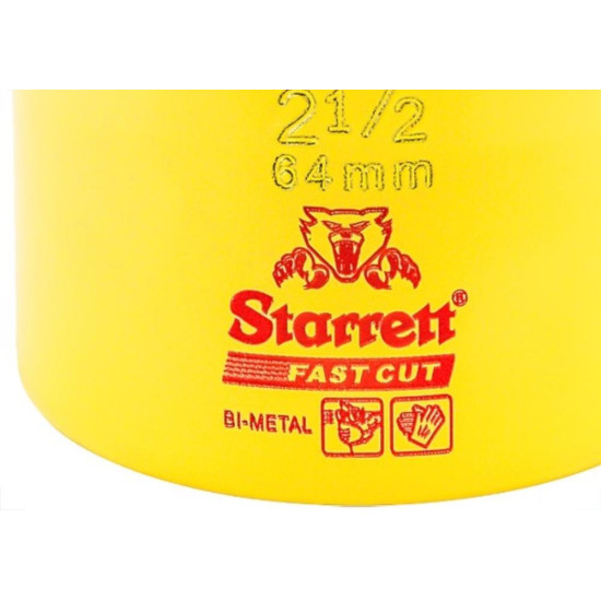 Serra Copo Starrett Aco Rapido 64Mm - H0212 Serra Copo Starrett Aco Rapido 64Mm - H0212