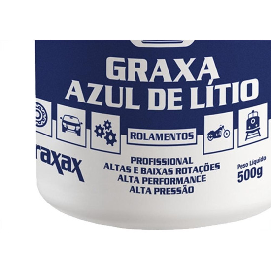 Graxa Garin Litio Azul Para Rolamento Pote 500G. Graxa Garin Litio Azul Para Rolamento Pote 500G.