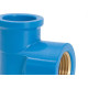 Te Azul Com Bucha De Latao Amanco 25X1/2'' Te Azul Com Bucha De Latao Amanco 25X1/2''