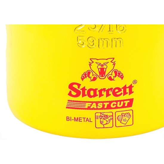 Serra Copo Starrett Aco Rapido 59Mm - H0256 Serra Copo Starrett Aco Rapido 59Mm - H0256