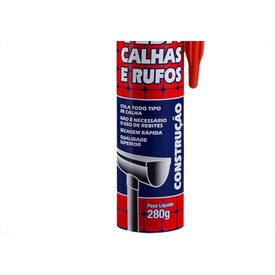 Cola Veda Calha Garin Calhafix 280G Aluminio Cola Veda Calha Garin Calhafix 280G Aluminio
