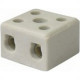 Conector Porcelana Morumbi 2 Polos - 6Mm Mp-248P - Kit C/10 Pecas Conector Porcelana Morumbi 2 Polos - 6Mm Mp-248P - Kit C/10 Pecas