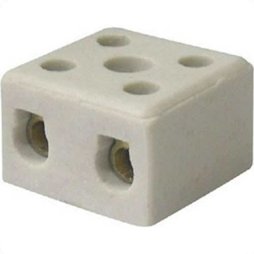 Conector Porcelana Morumbi 2 Polos - 6Mm Fixar Mp-176P - Kit C/10 Pecas Conector Porcelana Morumbi 2 Polos - 6Mm Fixar Mp-176P - Kit C/10 Pecas