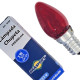 Lampada Chupeta Brasfort 7Wx127V. E14 Vermelha - Kit C/25 Pecas