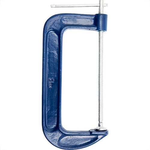 Grampo Marceneiro Tipo C Brasfort Profissional 8 Azul Grampo Marceneiro Tipo C Brasfort Profissional 8 Azul