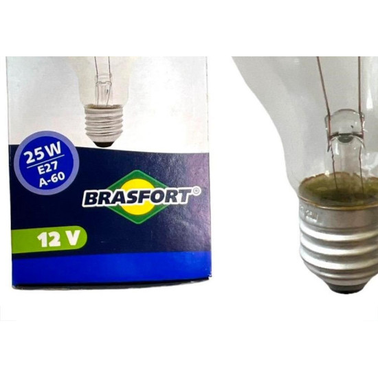 Lampada Baixa Voltagem Brasfort 25Wx12V. - 8563