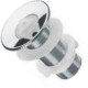 Valvula Lavatorio Plastica Luconi Cromada Sem Ladrao - Kit C/25 Pecas Valvula Lavatorio Plastica Luconi Cromada Sem Ladrao - Kit C/25 Pecas