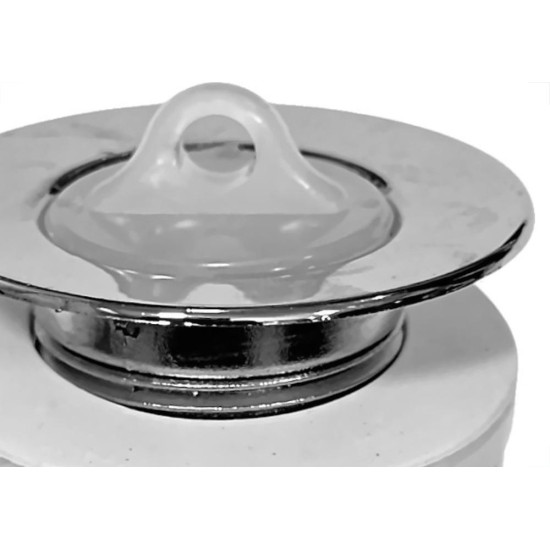 Valvula Pia Plastica Luconi Cromada - Kit C/25 Pecas