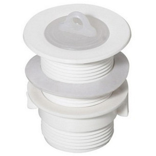 Valvula Tanque Plastica Luconi 1.1/4'' Branca - Kit C/25 Pecas