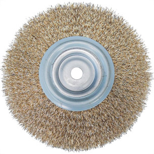 Escova De Aco Circular Mil Kits Aco Latonado 6'' X 1/2''X5/8'' - M40C