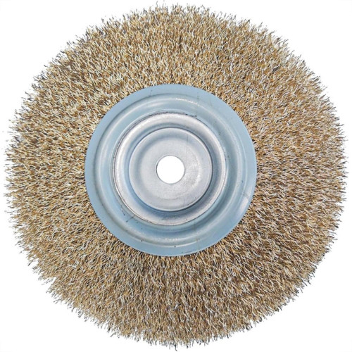 Escova De Aco Circular Mil Kits Aco Latonado 6'' X 1''X1/2'' - Cm43
