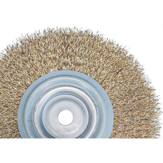 Escova De Aco Circular Mil Kits Aco Latonado 6'' X 1''X5/8'' - Cm44