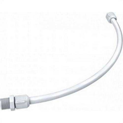 Engate Flexivel Branco Pvc Manluplast 40Cm Engate Flexivel Branco Pvc Manluplast 40Cm