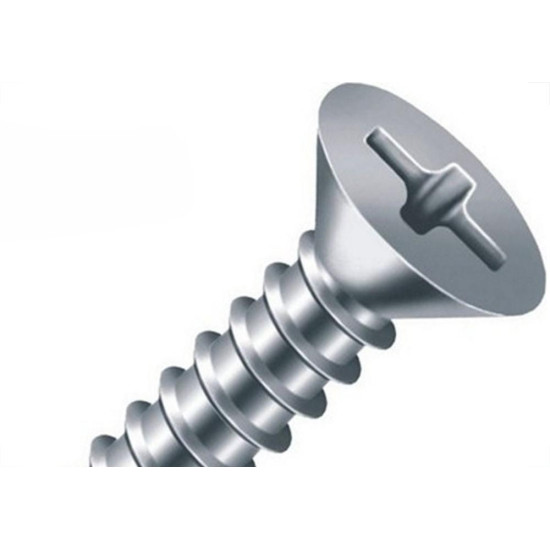 Parafuso Auto Atarraxante Chata Philips Jomarca 4,2X13Mm - Kit C/5 Centos