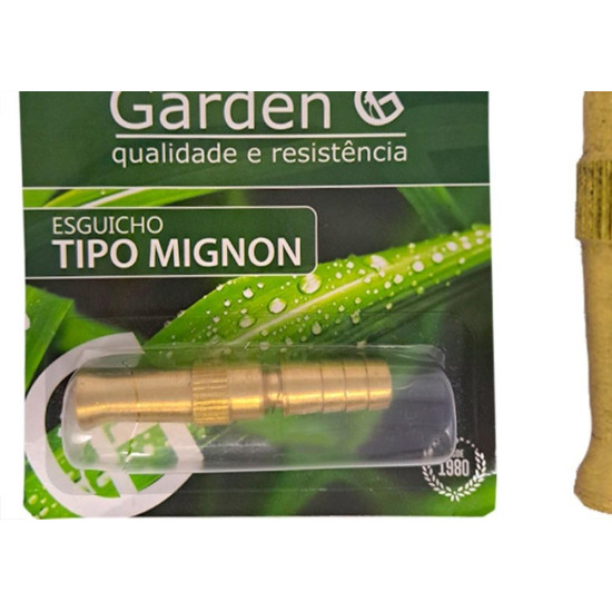Esguicho Bico Reto Garden Latao Mignon 1/2'' - 11703E