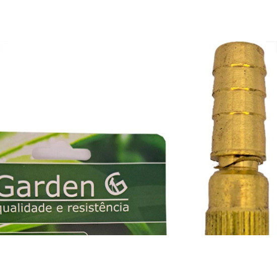 Esguicho Bico Reto Garden Latao Mignon 1/2'' - 11703E