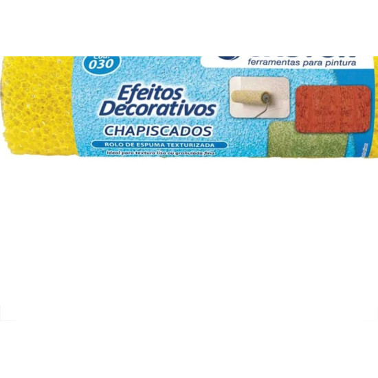 Rolo De Espuma Castor Texturizada 23Cm - 030 Rolo De Espuma Castor Texturizada 23Cm - 030