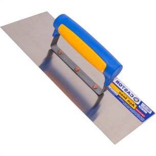 Desempenadeira Aco Inox Castor Lisa 12 X 30Cm - 238