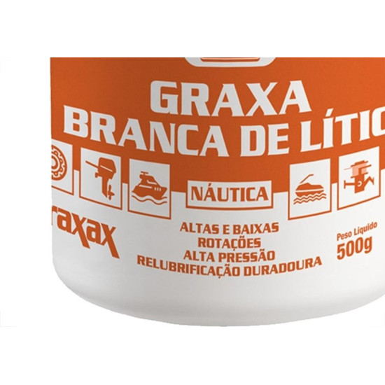Graxa Garin Litio Branca Nautica Pote 500G. Graxa Garin Litio Branca Nautica Pote 500G.