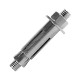Chumbador. Fixador Ancora Cba Com Prisioneiro 1/4'' X 65 - Kit C/25 Pecas Chumbador. Fixador Ancora Cba Com Prisioneiro 1/4'' X 65 - Kit C/25 Pecas