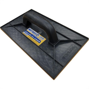 Desempenadeira Pvc Castor Com Borracha 12 X 22Cm - 023