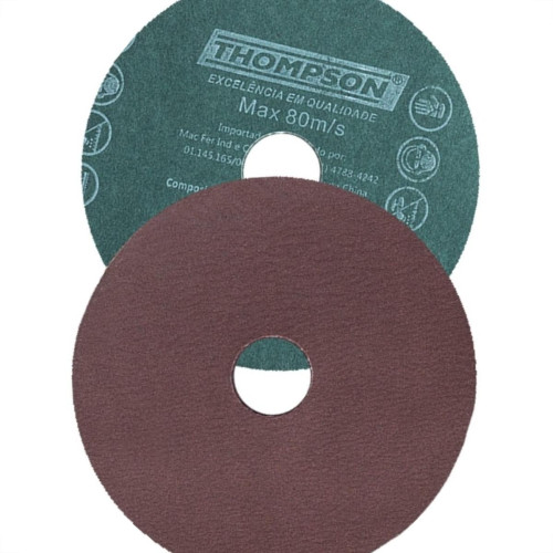 Disco Lixa Thompson/Itambe 7'' - Grao 100 - Kit C/10 Pecas Disco Lixa Thompson/Itambe 7'' - Grao 100 - Kit C/10 Pecas