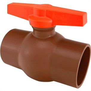 Registro Esfera Pvc Soldavel Viqua 20Mm - Kit C/5 Pecas