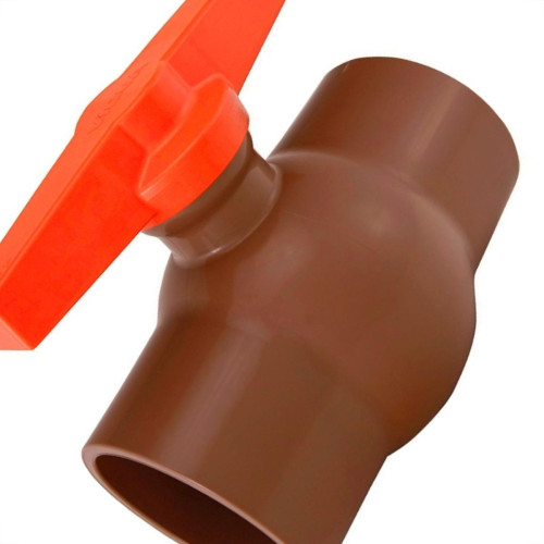 Registro Esfera Pvc Soldavel Viqua 25Mm - Kit C/5 Pecas Registro Esfera Pvc Soldavel Viqua 25Mm - Kit C/5 Pecas