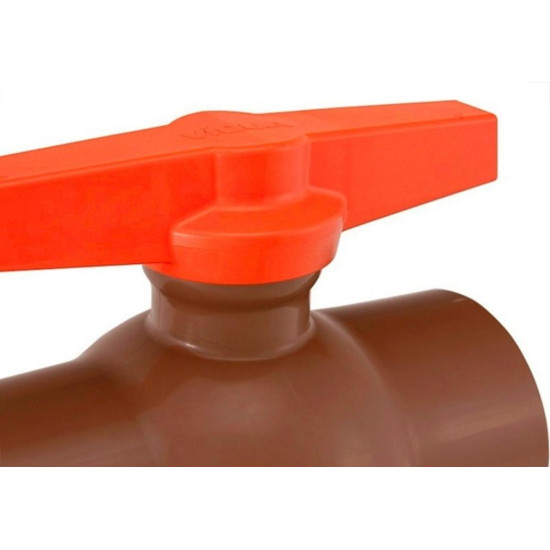 Registro Esfera Pvc Soldavel Viqua 32Mm - Kit C/5 Pecas Registro Esfera Pvc Soldavel Viqua 32Mm - Kit C/5 Pecas