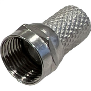 Conector Fio Coaxial Rengave Com Rosca Rg-06 Pacote Com 10 Pecas