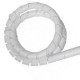 Organizador De Fios Overtime Japones 10Mm 3/8''X1M Branco Organizador De Fios Overtime Japones 10Mm 3/8''X1M Branco