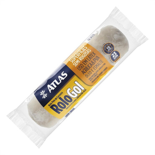Rolo La Atlas 923/19 Pele Carneiro Rolo Gol 23Cm Rolo La Atlas 923/19 Pele Carneiro Rolo Gol 23Cm